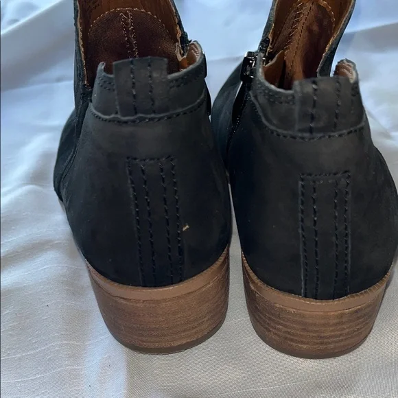 Franco Sarto Black Ankle Booties - Picture 5 of 7